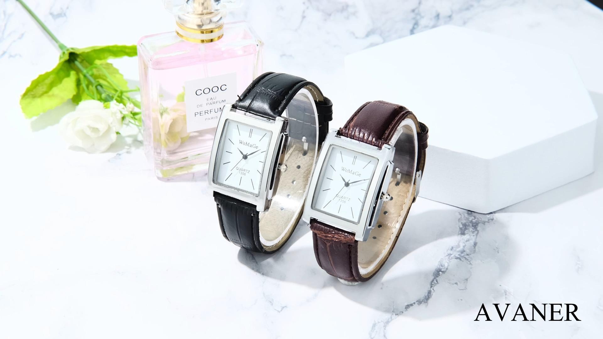 Amazon.com: Avaner Men's Square Watch, Vintage Leather Cuff Amazon.com: Avaner Men's Square Watch, Vintage Leather Cuff