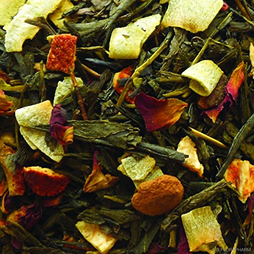 Grüntee aromatisiert Grüner Winter Nachfüllpack 200g mit Zimt-Orangen-Geschmack Lose Cover