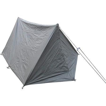 Amazon オーストリア連邦陸軍 パップテント 軽量ナイロン製 ２人用 軍払下使用済品 設営器具 収納袋付属 ノーブランド品 テント本体