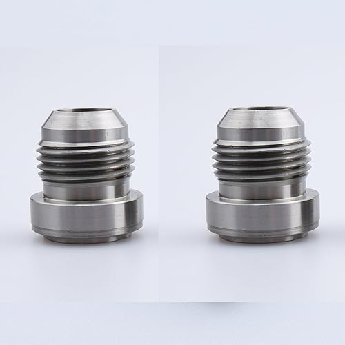 Miniatura 6 de AC PERFORMANCE 6AN - Soldadura macho de acero AN6-6 AN (916-18), accesorio de tanque de combustible soldable, natural, paquete de 2