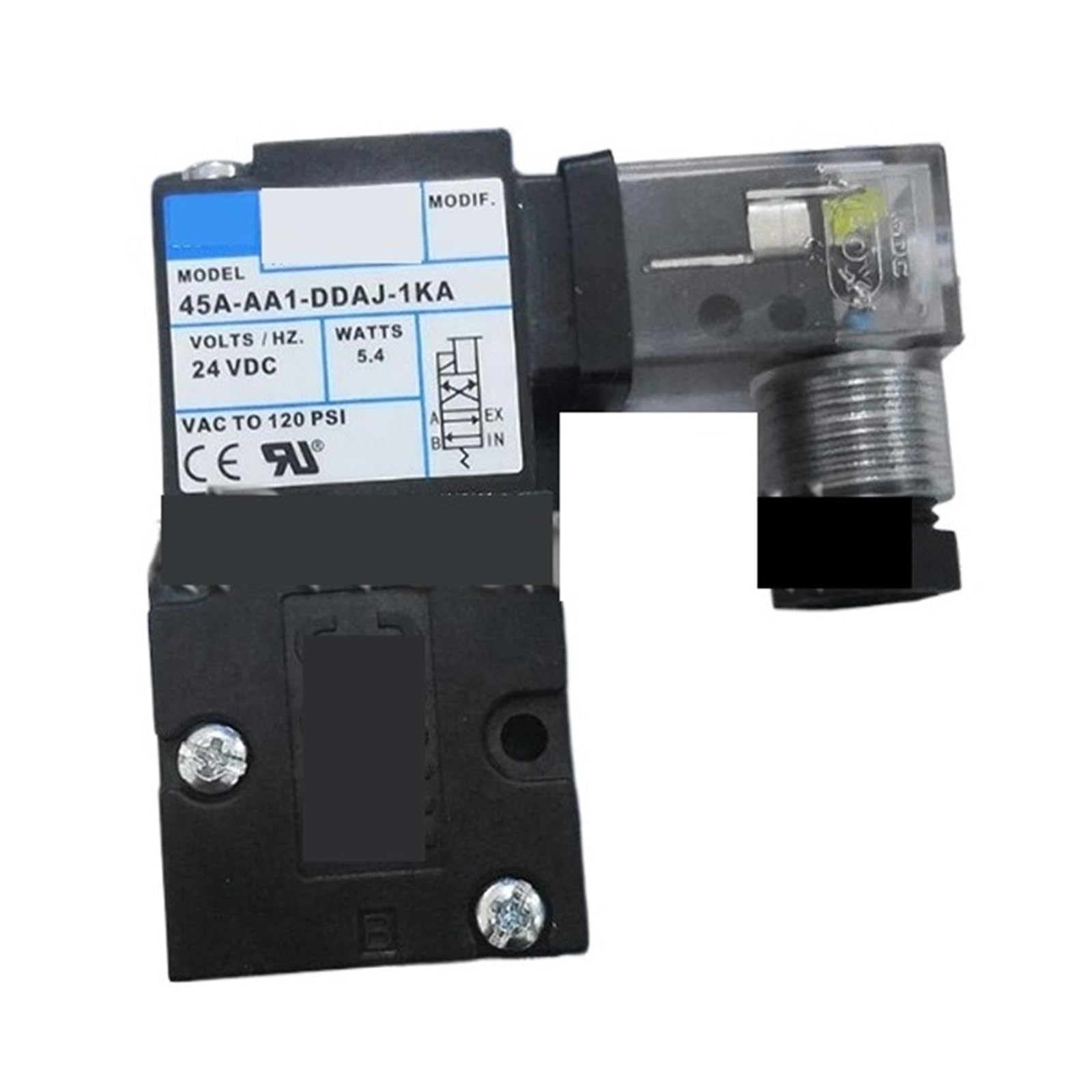 Électrovanne 45A-AA1-DEDA-1BA anti fuite d'air pour bloc de commande