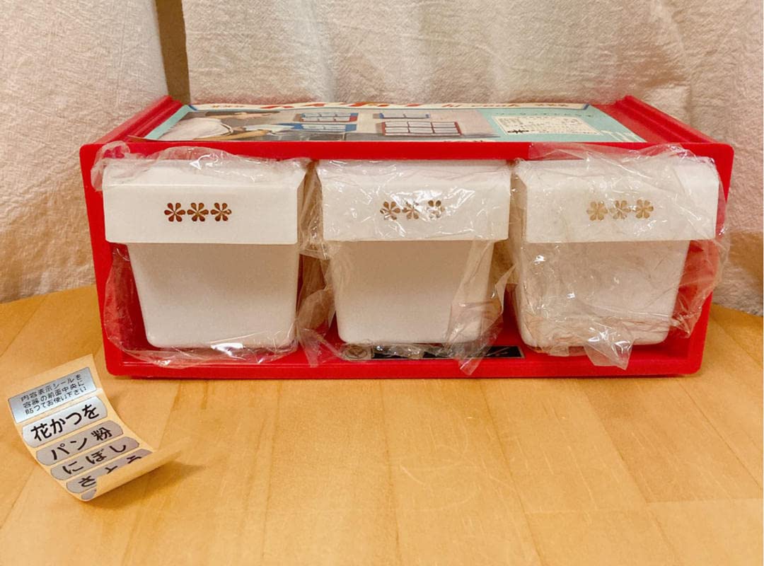 平和工業株式会社　ハイクック　調味料ケース　昭和レトロ　レッド　ヴィンテージ 平和工業株式会社 ハイクック 調味料ケース 昭和レトロ レッド