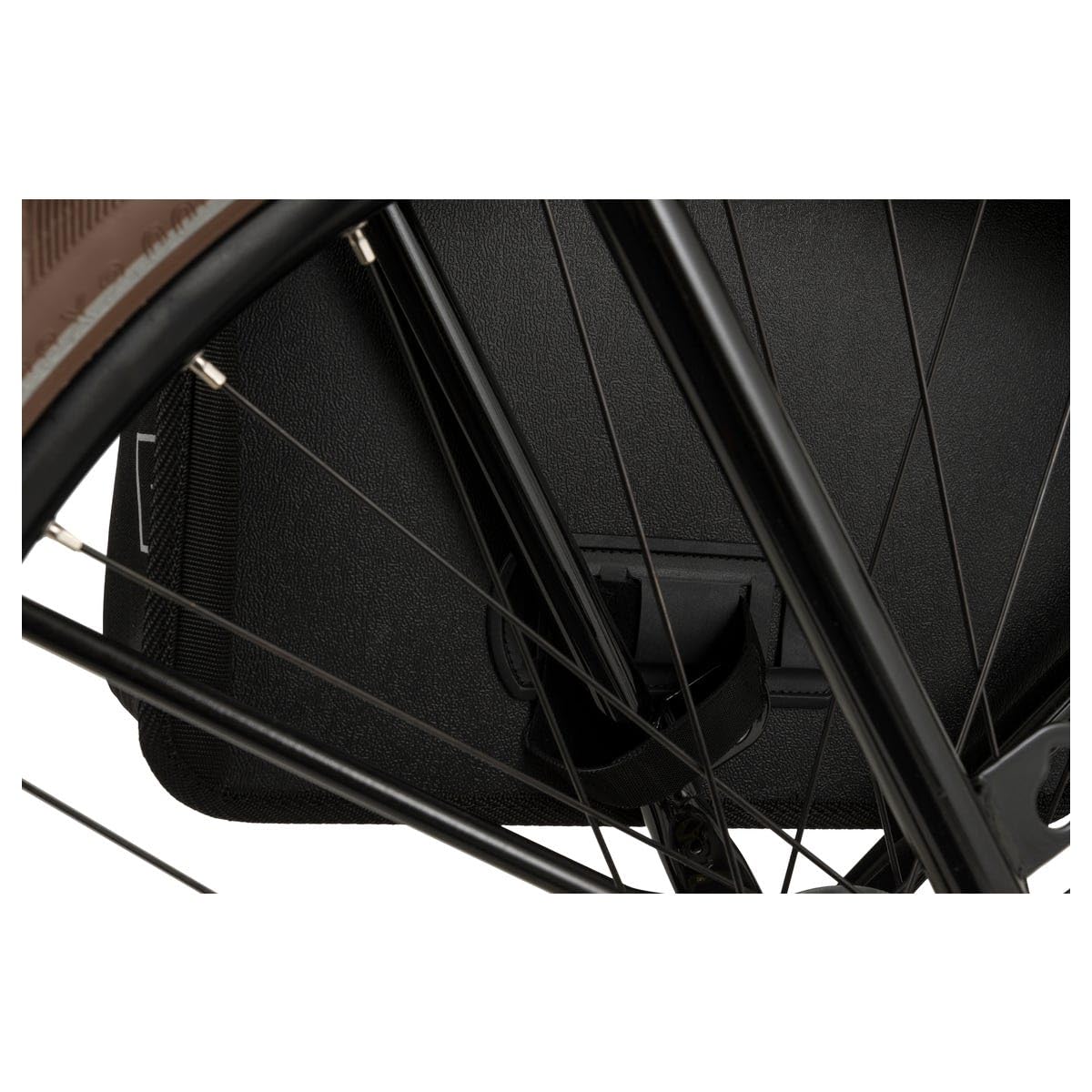 FastRider Dex Borsa Bici per Portapacchi, Borse Bici Posteriore Laterali 36L, Idrorepellente, Riflettente, 100% Poliestere Riciclato - Nero
