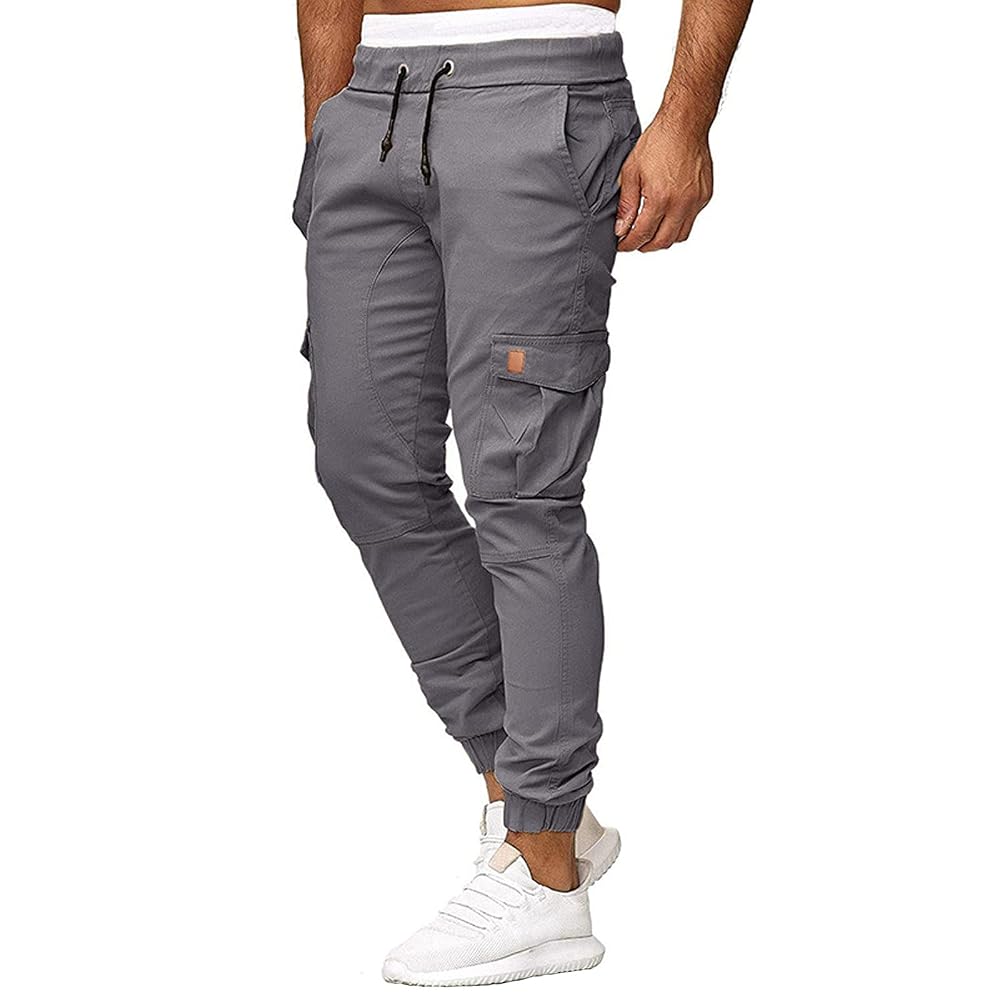 Pantalones Cargo Elásticos Para Hombre - Tallas M A 3XL, Ideales Para Correr O Deporte Casual