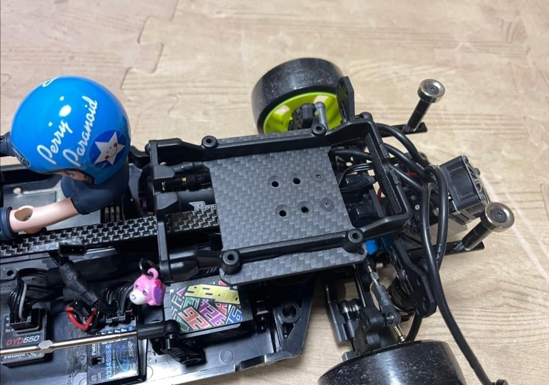 TAMIYA タミヤ TT-01 TT-02 ラフプレート バッテリープレート カーボン