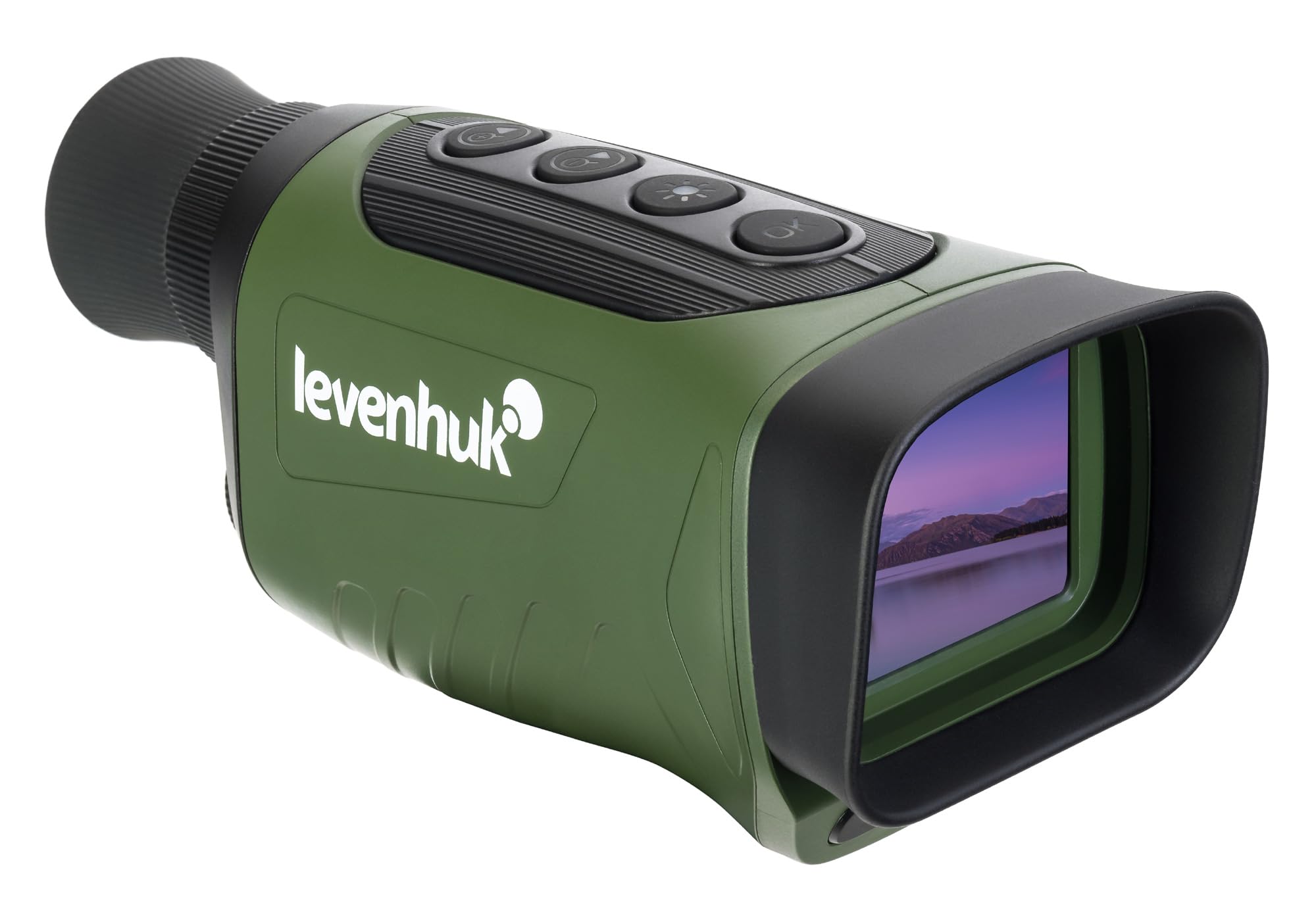 Levenhuk Atom Digital DNM50 – Monocular de Sujeción Manual, Compacto y Ligero, para Visión Diurna y Nocturna, con Grabadora de Fotos y Vídeos