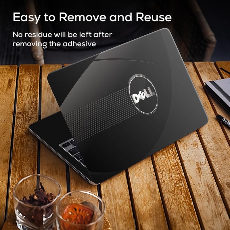 Image of Galaxsia DSGN 285 Full Body Laptop Skin Bubble-Free| Laminated & Removable | HD Quality Sticker for Laptops Upto 15.6 Inches Compatible with DELL
