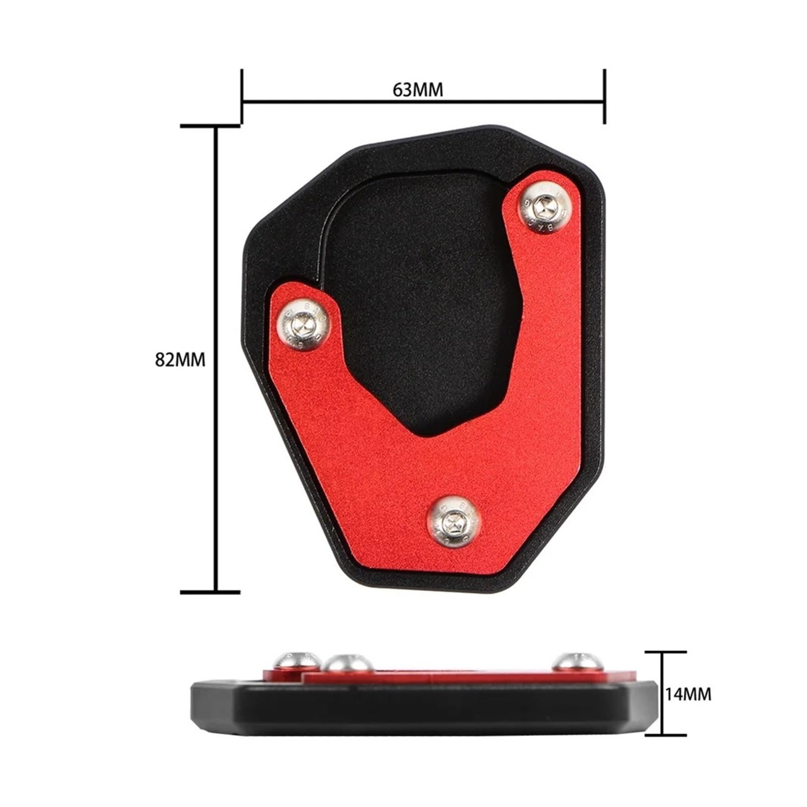 Caballete de aluminio para motocicleta para Voge DSX 900 525 Almohadilla
