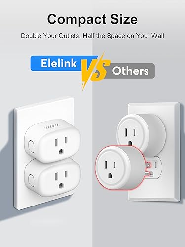 Miniatura 7 de Enchufe inteligente, enchufes inteligentes que funcionan con Alexa y Google Home, toma inteligente con control de retome, temporizador y horario,
