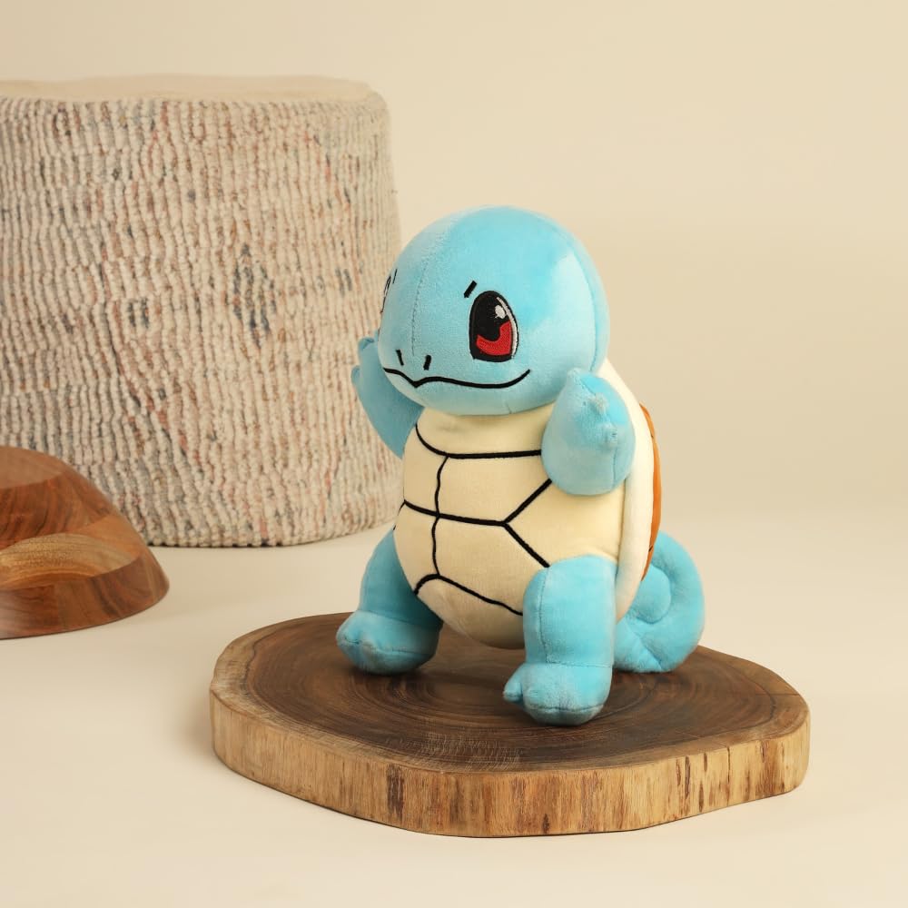 Mirada Pokémon Squirtle Soft Plush Toy – 23cm | Official Licensed Blue Stuffed Animal Doll for Kids, Boys & Girls | Super Soft & Comfortable Cuddly Character | Ideal Gift for Birthday & Festivals-picture-15