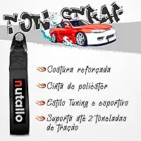 Tow Strap Fita Alça de Reboque Universal para Carros Acessório Esportivo Tuning Cinta Parachoque Bordado (Nutallo)