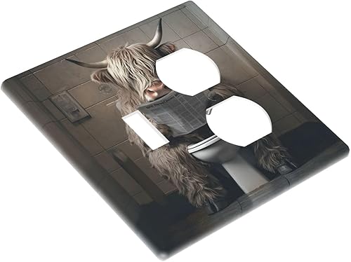 Vista 11 de Cubiertas decorativas de salida de estrella de mar playera, tablero de madera azul de concha de mar de 1 banda, decoración individual GFCI, placa