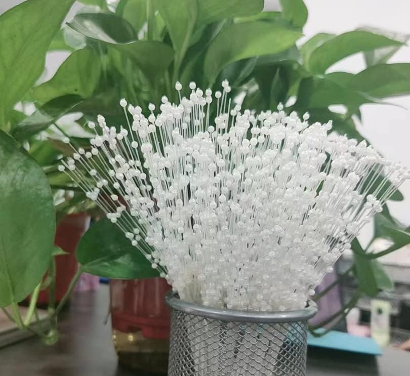 Miniatura 7 de BetterJonny - 100 palitos de perlas, cuentas de 0.118 pulgadas (0.118 in), cuentas creativas, tallos de perlas, tallos de cuentas florales para