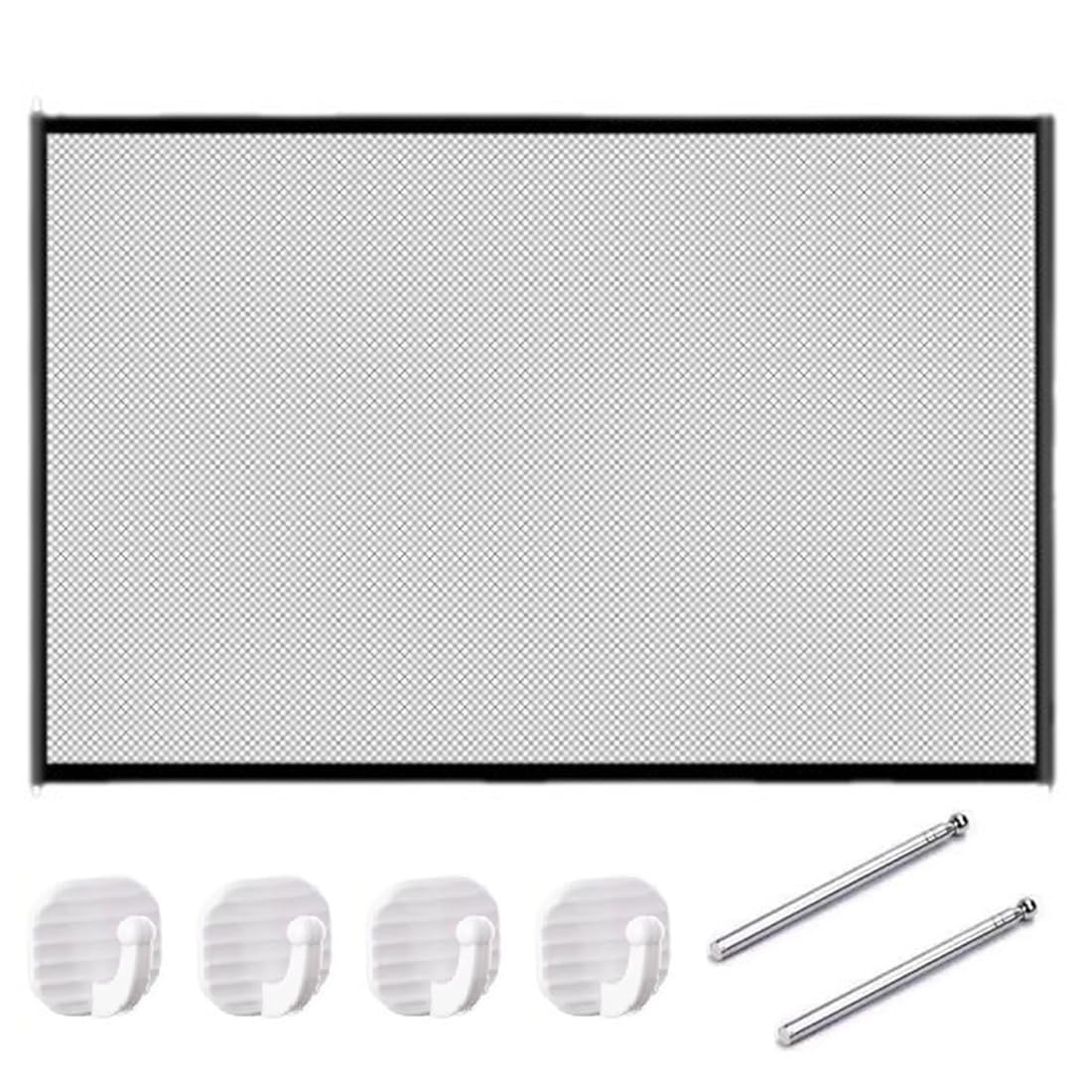 YNYCIPZ Barreras para Puertas y escaleras,Puertas de Seguridad para Perros y gatos, escaleras, portones y Vallas, Puertas divisorias universales Plegables portátiles, para Interiores y Exteriores