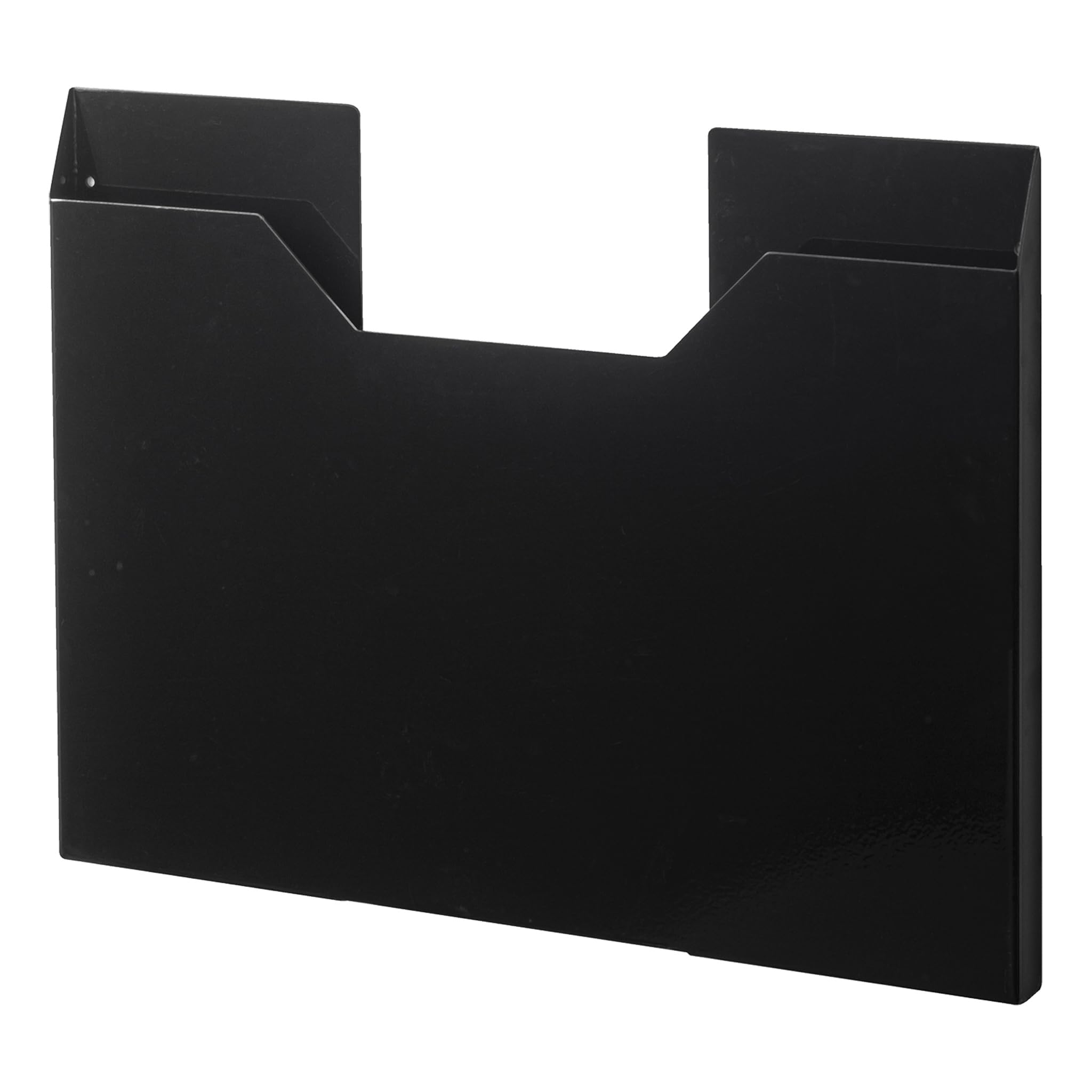 YAMAZAKI 4887 Tower Placemat Case Wide, Black, Steel, 50.5 x 2.5 x 36.5 cm
