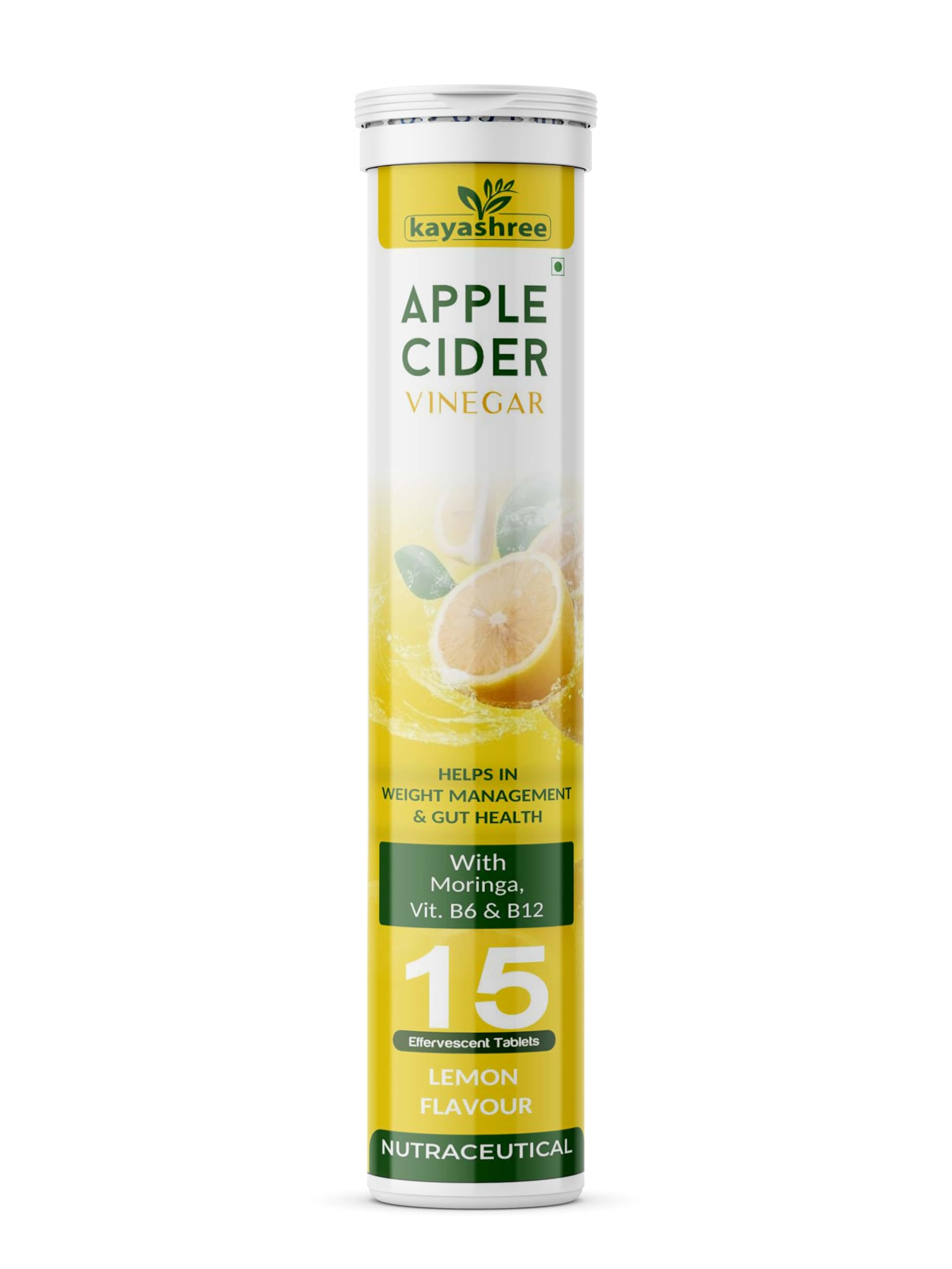 Kayashree Apple Cider Vinegar Effervescent Tablets | 15 Tablets | Lemon Flavour (1)-picture-25