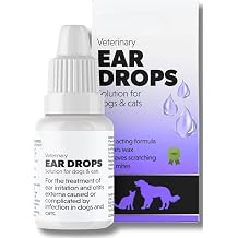 Dog Ear Cleaner | Dog Ear Drops | Ear Drops for Dogs | Ear Mite Treatment for Dogs | Cat & Dog Ear Infection Treatment | Ear Cleaner for Dogs UK | Dog and Cat Itchy Ear Treatment 14ml Sold by UMDA