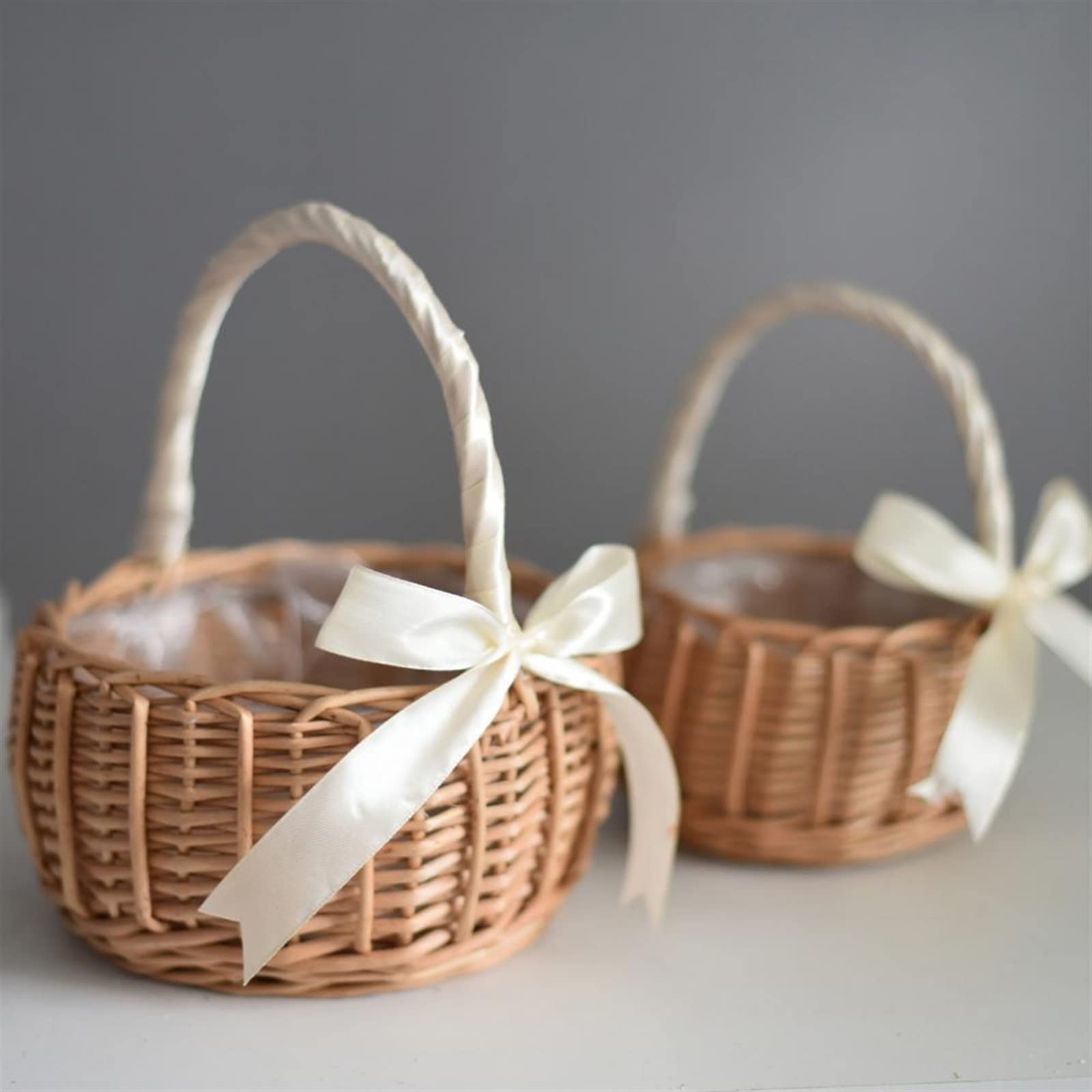 Panier de pique-nique, Petit panier de pique-nique Panier divers simple Panier de mariage robuste avec fleurs Panier de mariage tissé à la main pour ranger les pique-niques à la maison