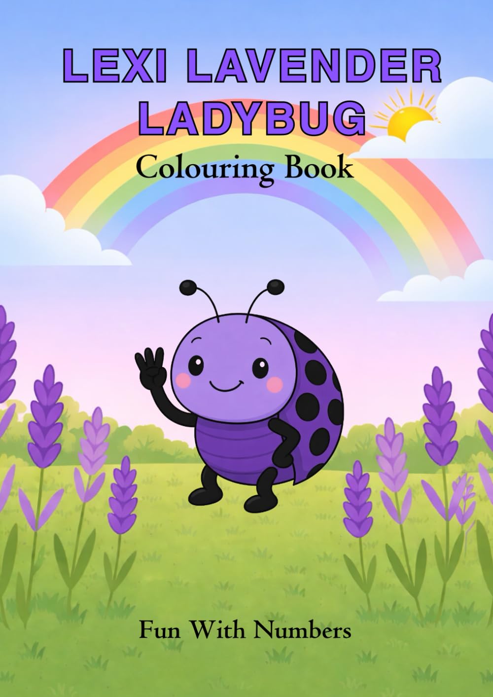 Lexi Lavender Ladybug - Fun With Numbers: Colouring Book