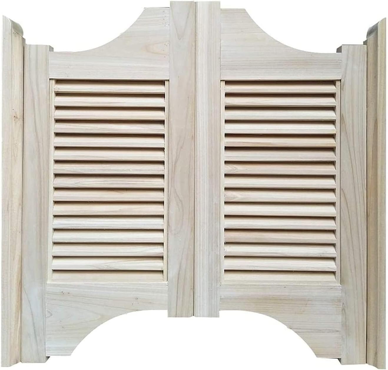 Porte battante à fermeture automatique à demi-taille, porte d'entrée en bois massif à demi-taille, porte battante à volets for bar, porche, jardin(80x90cm(WxH))