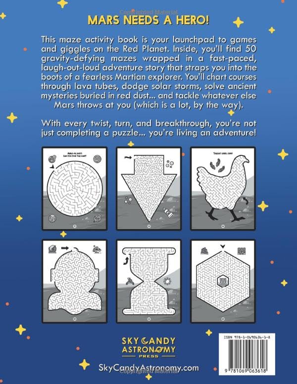 Mazes on Mars: Maze Activity Book and Adventure Story with 50 Space Mazes for Kids 8-12 (Space Explorers Activity Book Series) image 3
