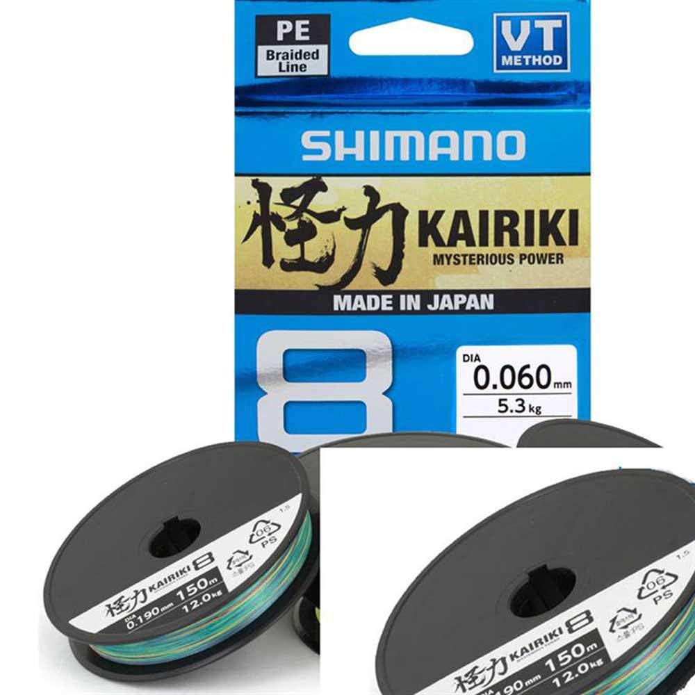 Shimano Kairiki 8, 300 Metros, Multicolor, Hilo de Pesca Trenzado, 59WPLA68R2 — view 8