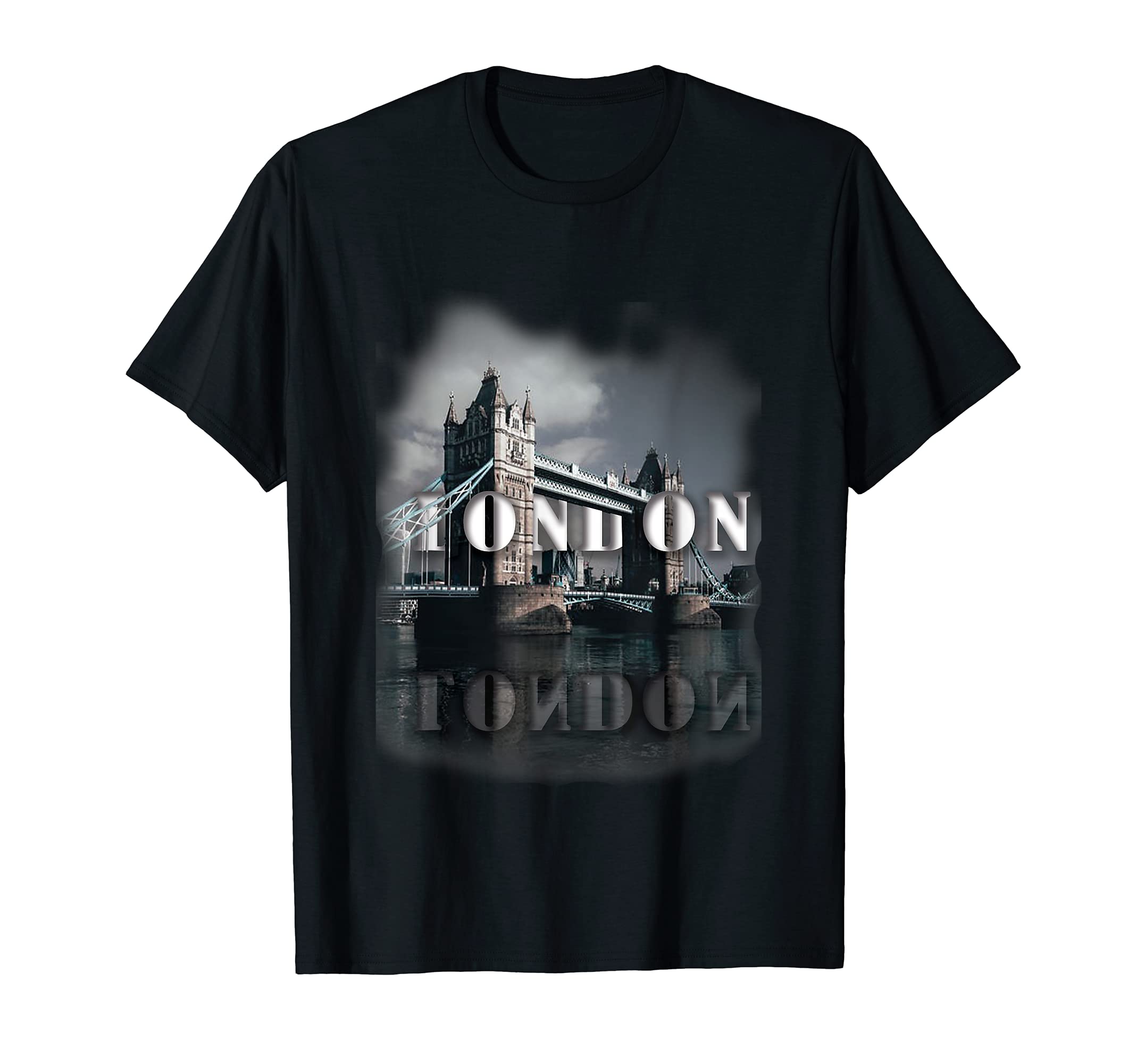 London Bridge with LONDON reflection in the river.London Bridge, with LONDON reflection in the river. T-Shirt