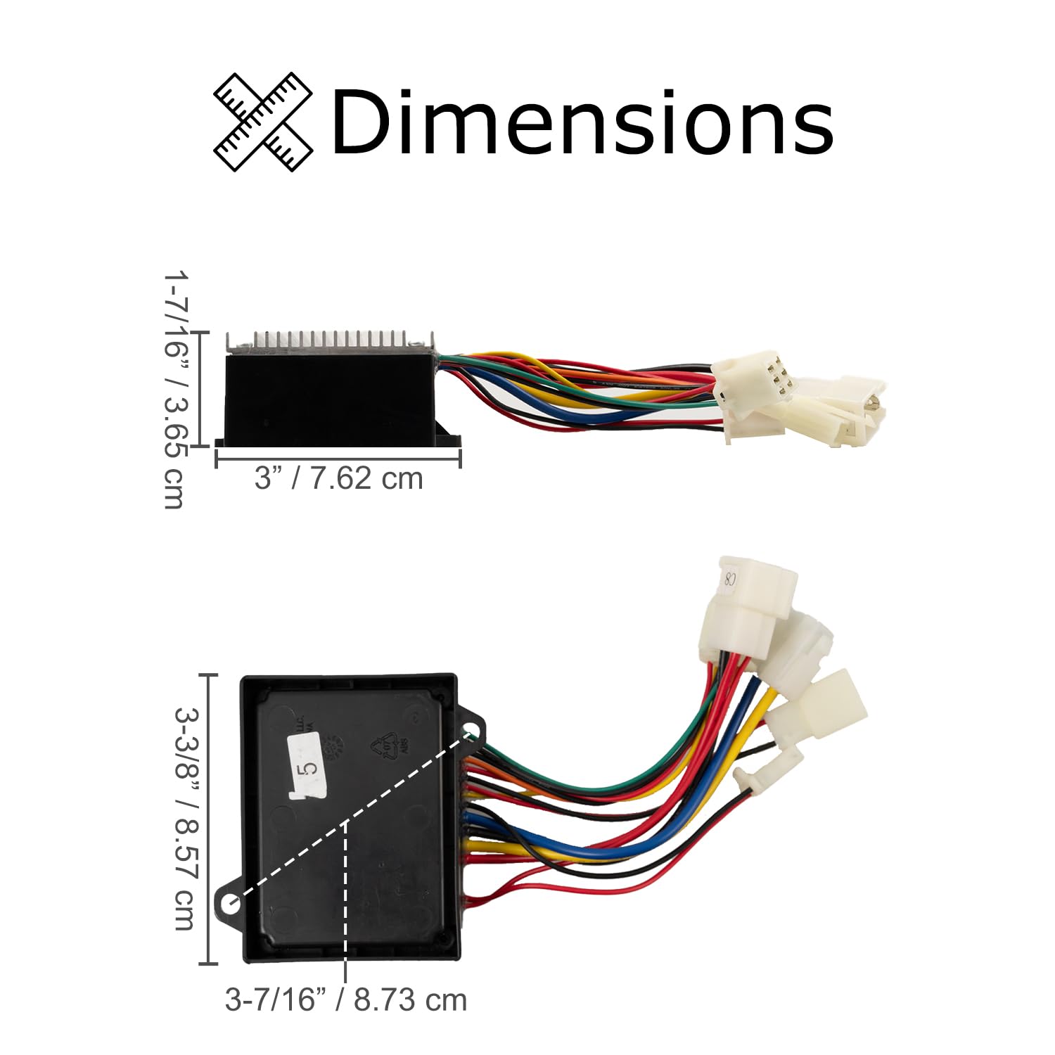 その他 bitPak:Racer HB2430-TYD6K-FS Control Module with 6-Wire Throttle