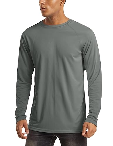 MAGCOMSEN Men's Long Sleeve Shirts UPF 50+ UV Sun Protection