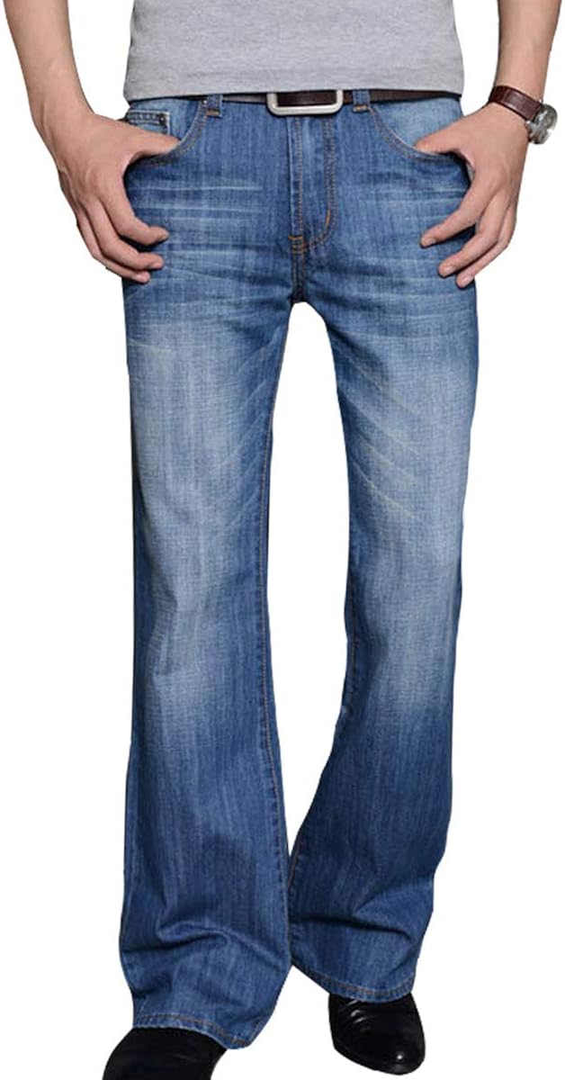 Wide bottom jeans mens Clearance