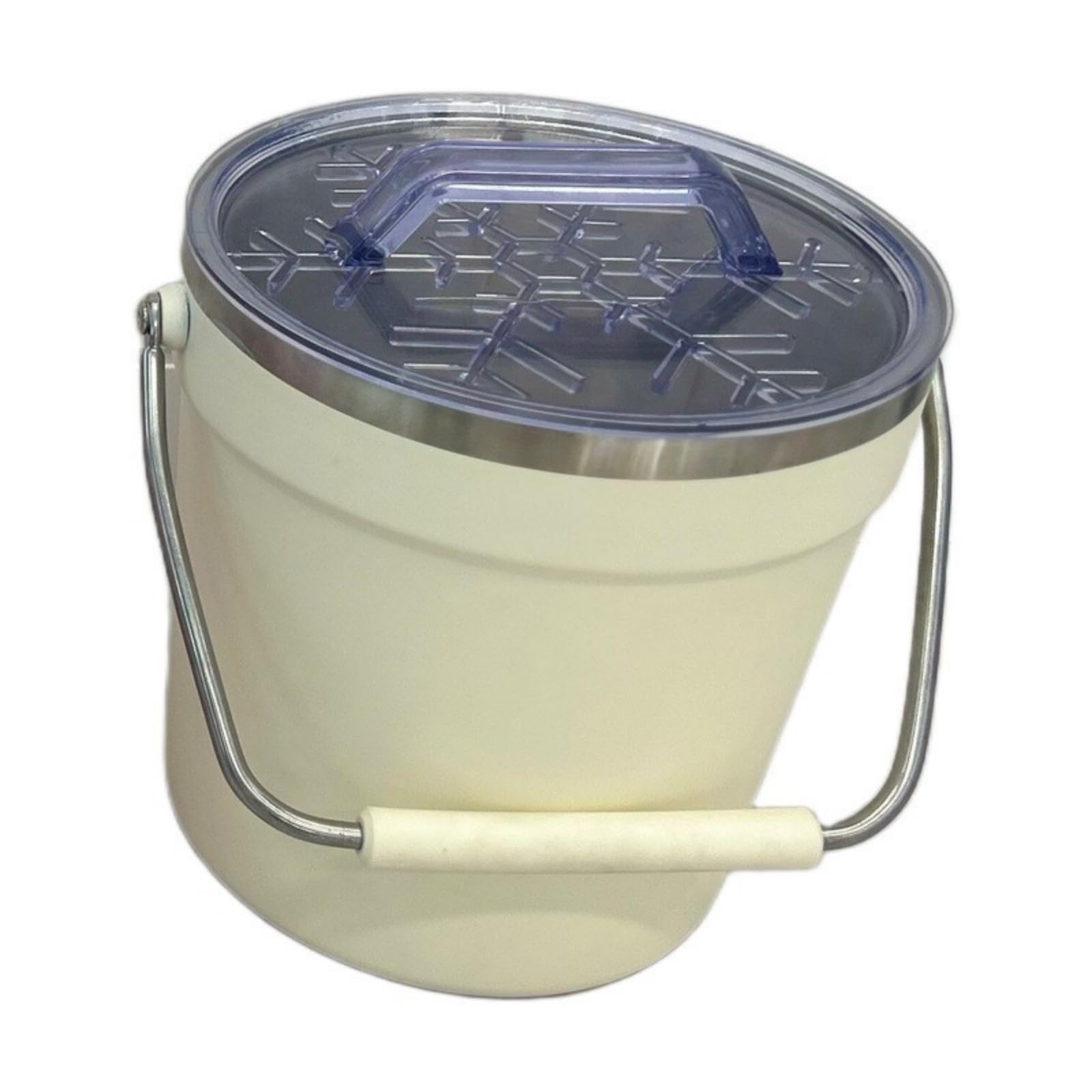 Baoblaze Cubitera con Tapa Aislado Recipiente Cubo Hielo Redondo, Práctico, Cubeta, para Fiestas, Reuniones, organizadores, 8L