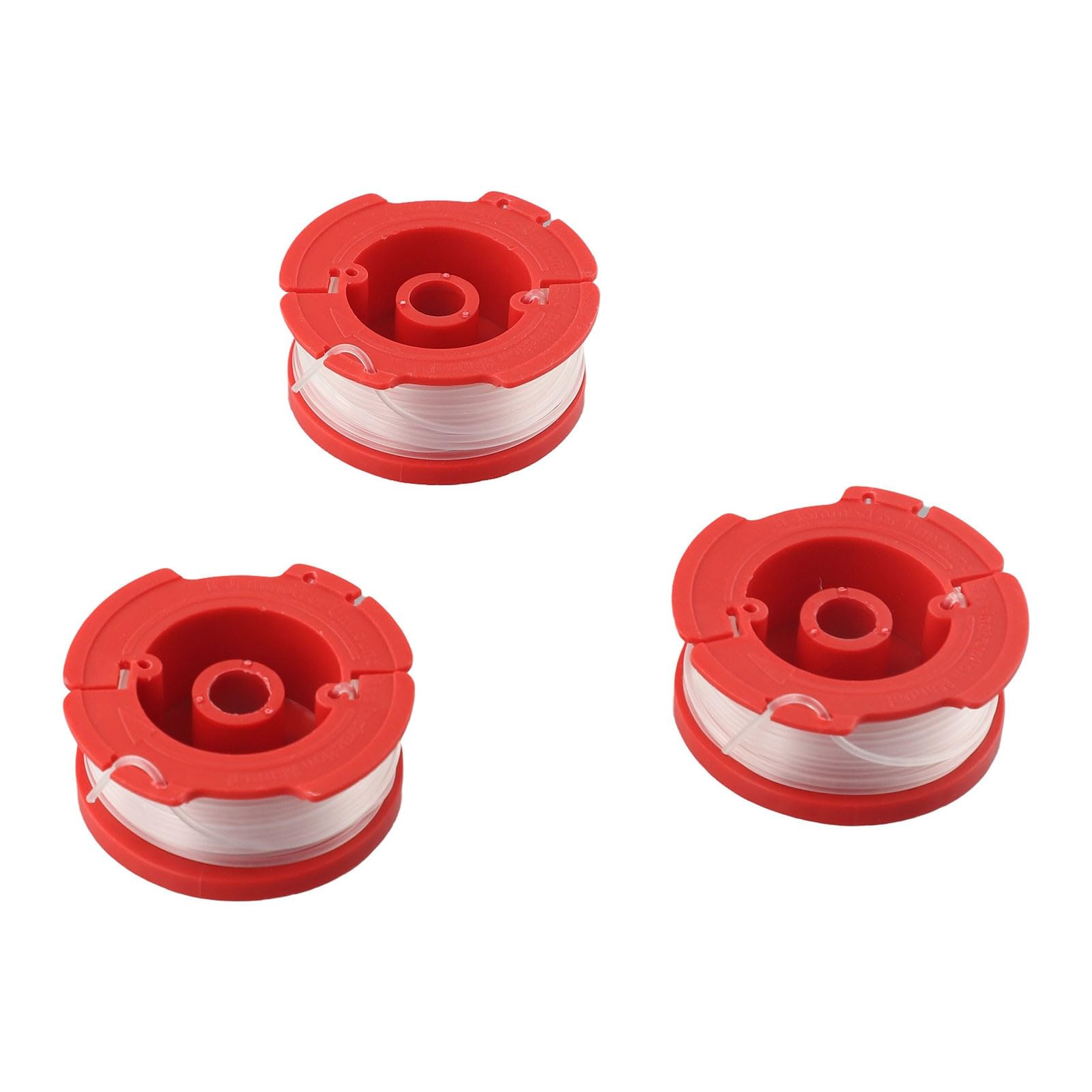 Lot de 3 bobines de rechange pour débroussailleuse Craftsman CMCST910 CNCST910 CMESTA900 CMESTE920, 1,7 cm x 9,6 m, fil en nylon, rouge