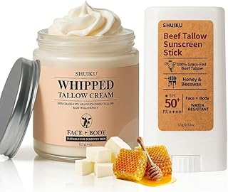 SHUIKU Whipped Beef Tallow Cream and Tallow S...