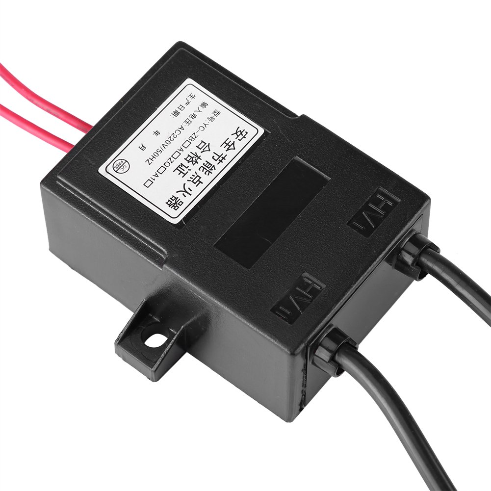 Générateur haute tension Allumeur continu Allumeur continu haute tension, AC 220V Module générateur haute tension Allumeur continu ≥12kV 1A-2A Assortiment de composants électroniques Pulse
