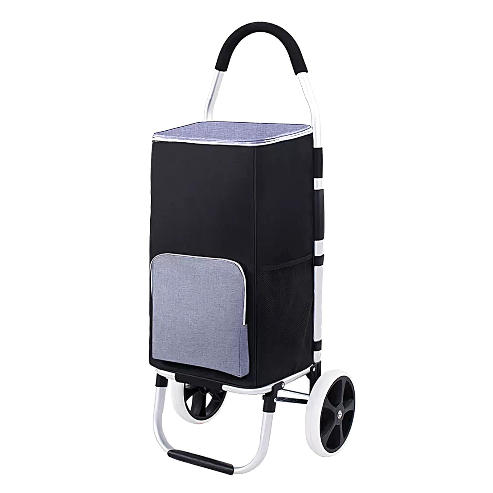 Carrello per la spesa pieghevole e portatile, leggero e versatile, per la spesa, la lavanderia, i bagagli, ideale per lo shopping e le commissioni