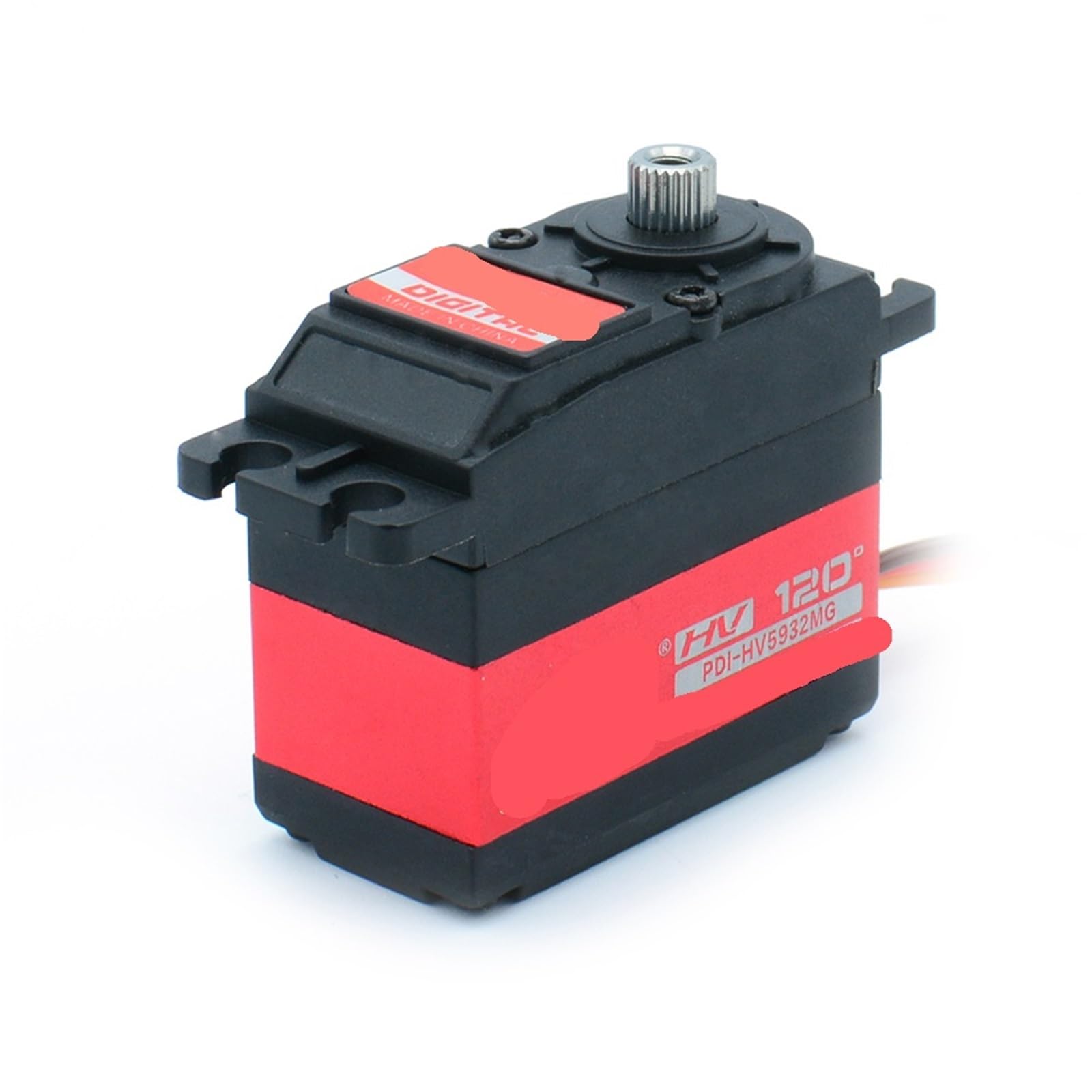Servo PDI-HV5932MG - Servo digital sin núcleo de 32 kg de torsión grande de alta precisión para engranajes de metal, 1 unidad (2 unidades 360)