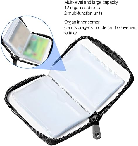 Miniatura 6 de Diseño personalizado de ranura para tarjeta de órgano con 20 ranuras para tarjetas, soporte para tarjetas de plplaaoo con bloqueo RFID, antirrobo,