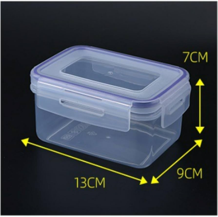 Amazon.co.jp: キッチン冷蔵庫タッパー、透明弁当箱長方形防湿 Amazon.co.jp: キッチン冷蔵庫タッパー、透明弁当箱長方形防湿