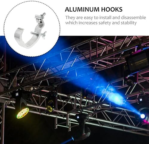 Miniatura 4 de VICASKY Gancho de luz de escenario, accesorios de DJ, abrazaderas de alta resistencia, abrazaderas de ganchos de alta resistencia, braguero de