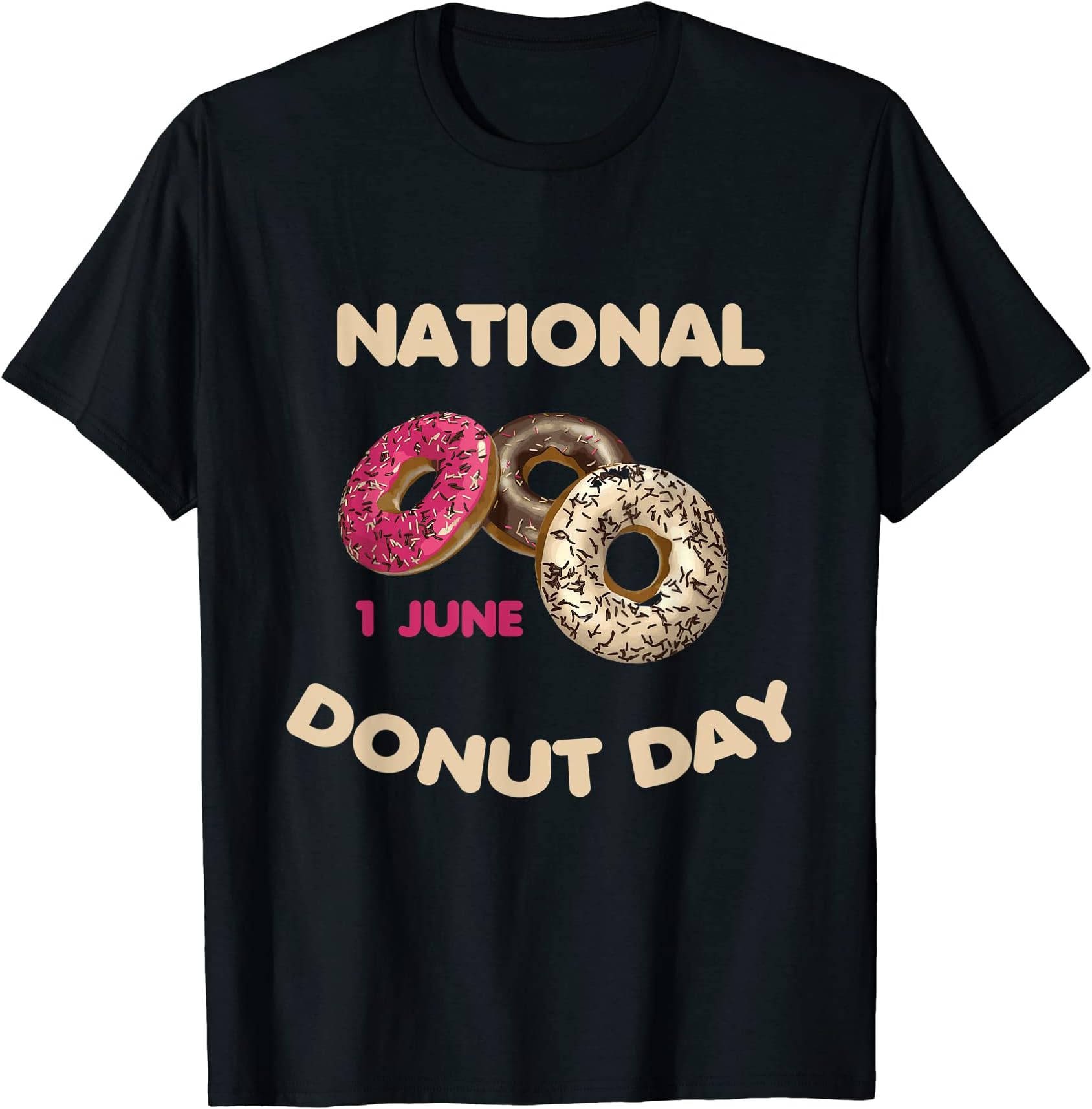 National Donut Day 1 June 2018 T-Shirt T-Shirt
