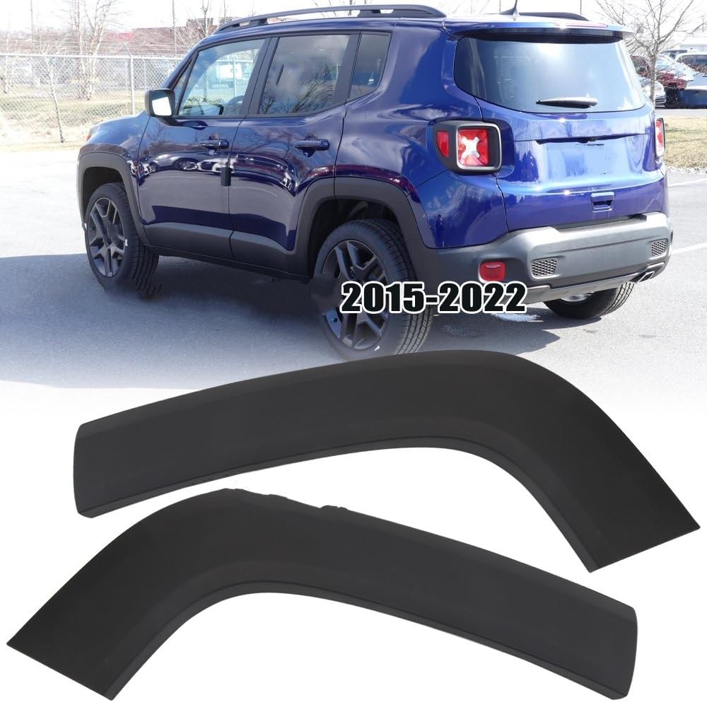 Wiel Spatbord Voor Jeep Voor Renegade 2015-2022 Wielbehuizing Molding Spatbord Sierlijsten Spatbord Wiel Wenkbrauw Auto Spatbordafdekking (Color : 1 PAIR