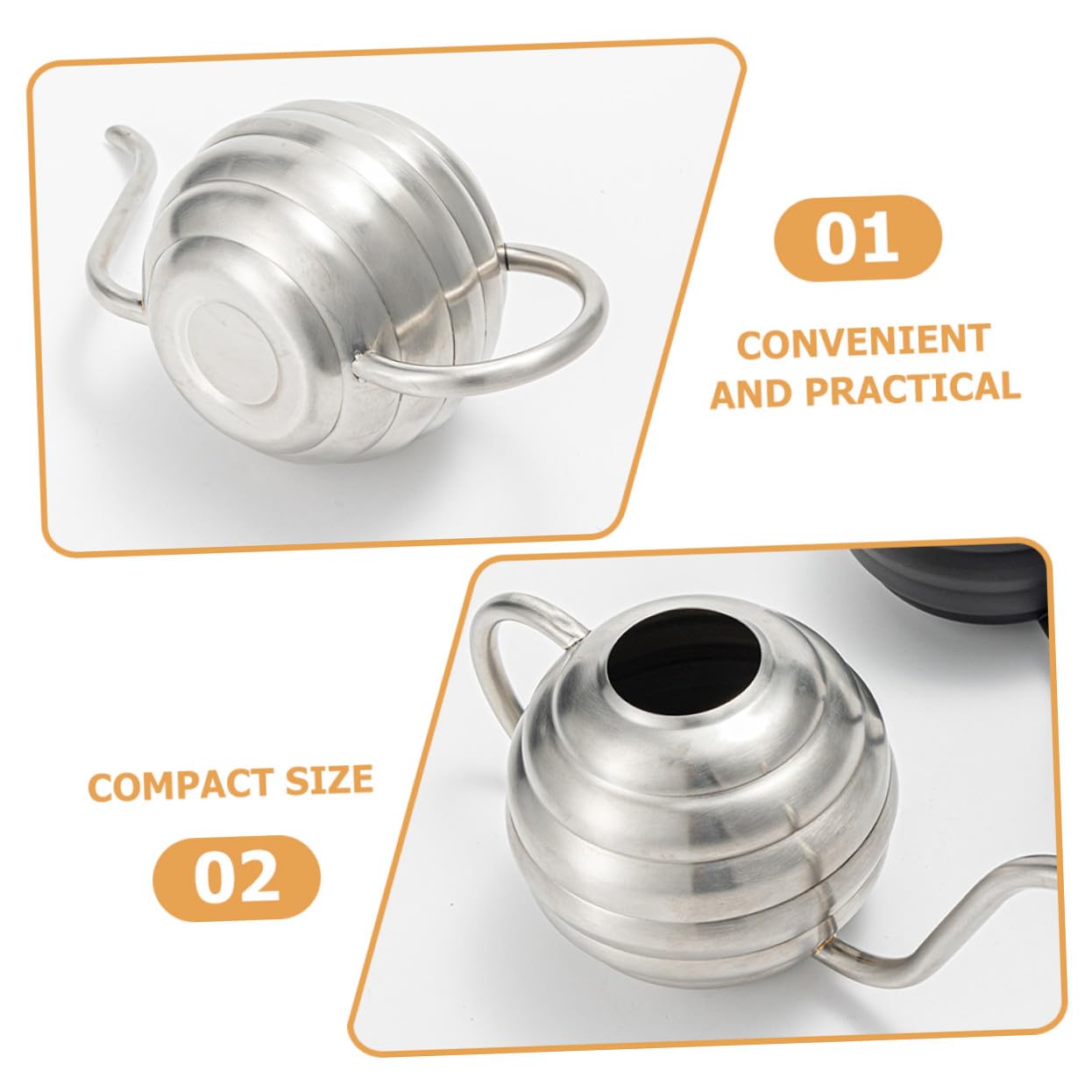 GALPADA Annaffiatoio Da Giardino in Acciaio Inox Irrigatore Beccuccio Per Piante Da Interno e Esterno Pratico Strumento Per Giardinaggio