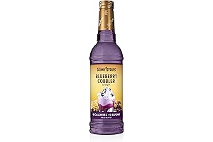 Jordan's Blueberry Cobbler Skinny Syrup: A Delightful Treat for Calorie-Conscious Blueberry Lovers