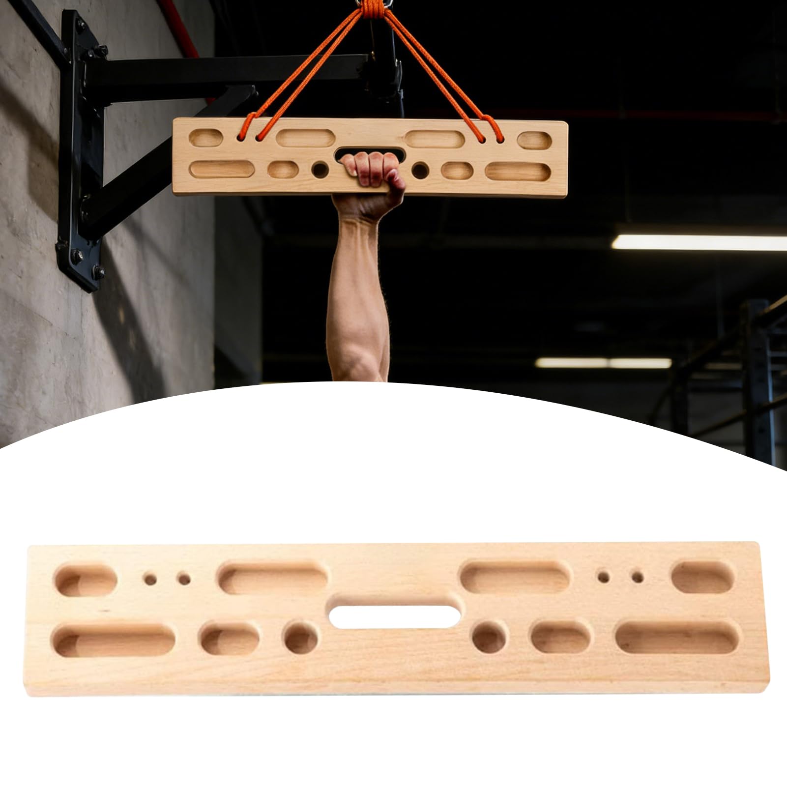 Trave per Arrampicata su Roccia Presa multipla per uso intensivo | Tavoletta per allenamento di arrampicata montabile su porta Palestra domestica, allenamento indoor, fitness, potenziamento,
