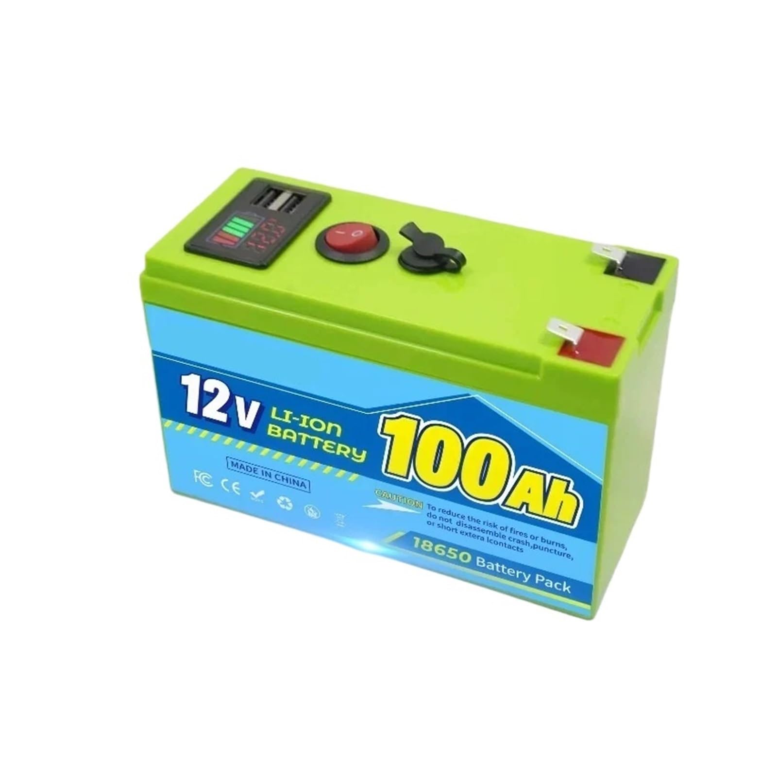 Ciclo Profundo Recargable De La Batería De Litio De 12V 60Ah LiFeP04