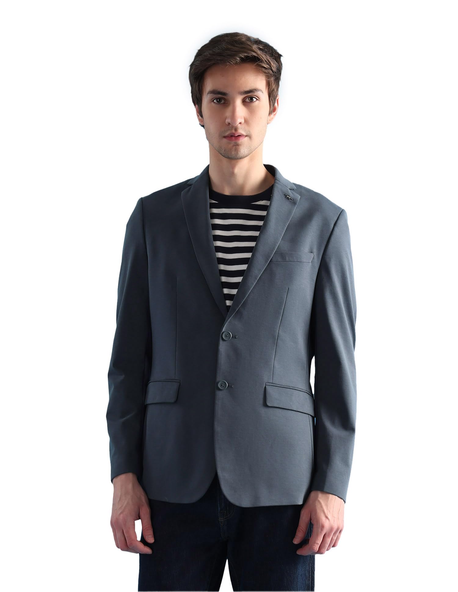 arrow Men's Solid Slim Fit Velocity Blazer-picture-27
