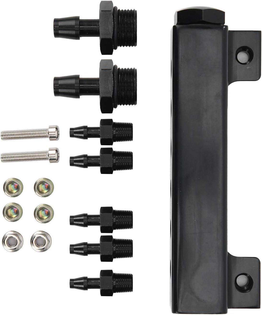 Buy Vacuum Manifold Kits, Aluminum Alloy 6 Port 1/8 NPT Turbo Wastegate Boost Block Intake