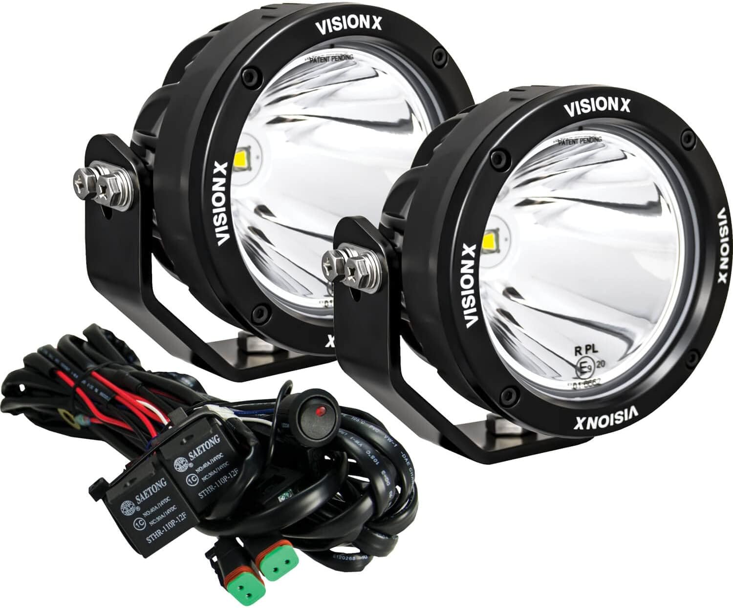Vision X Lighting CG2-CPZ110KIT CG2 Light Cannon Series 4.7" Single Source Light (40 W Pair/Including Harness Using DT Connectors)