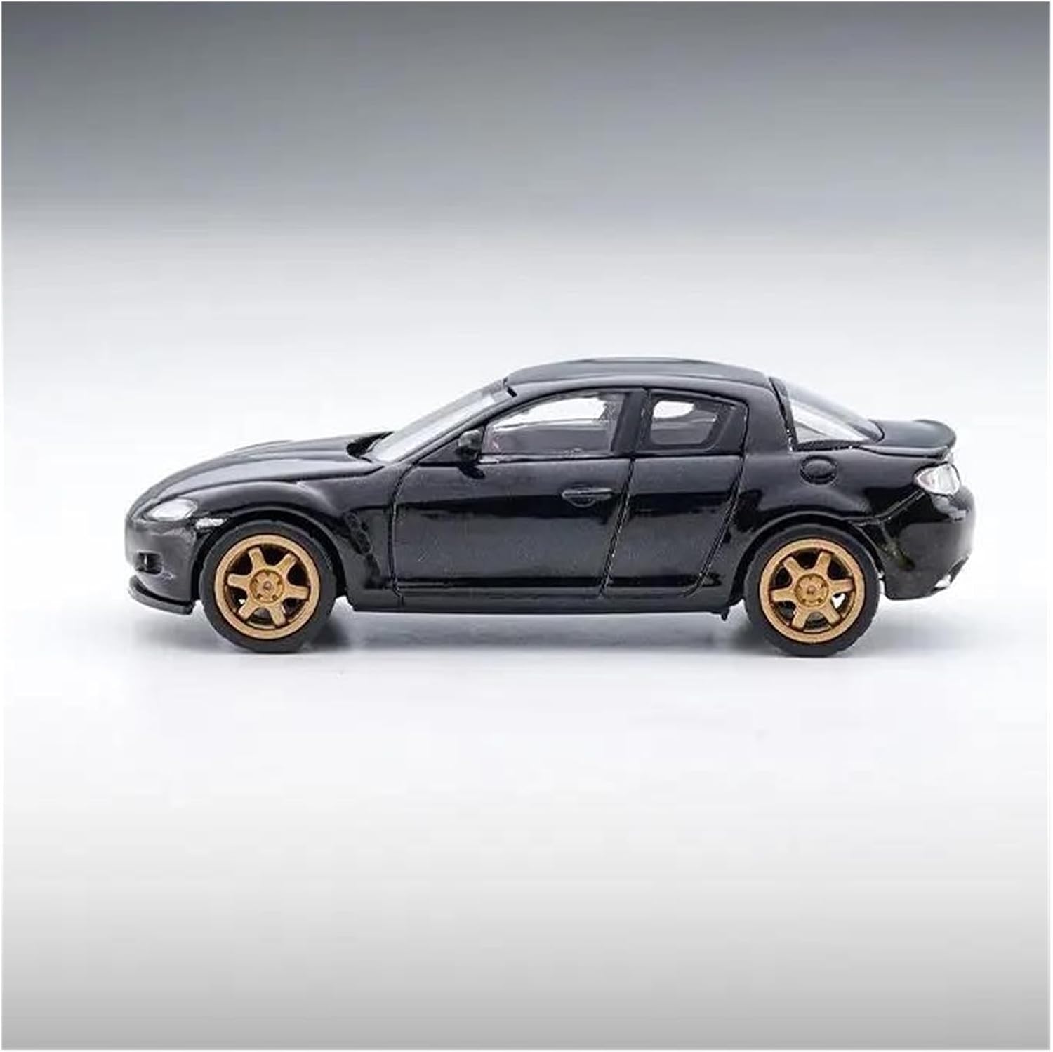 Scale car Model 1:64 for RX-8 Supercar Diecast Alloy Miniature Scale Vehicle Decorative Craft Suitable for Decoration(Blue)