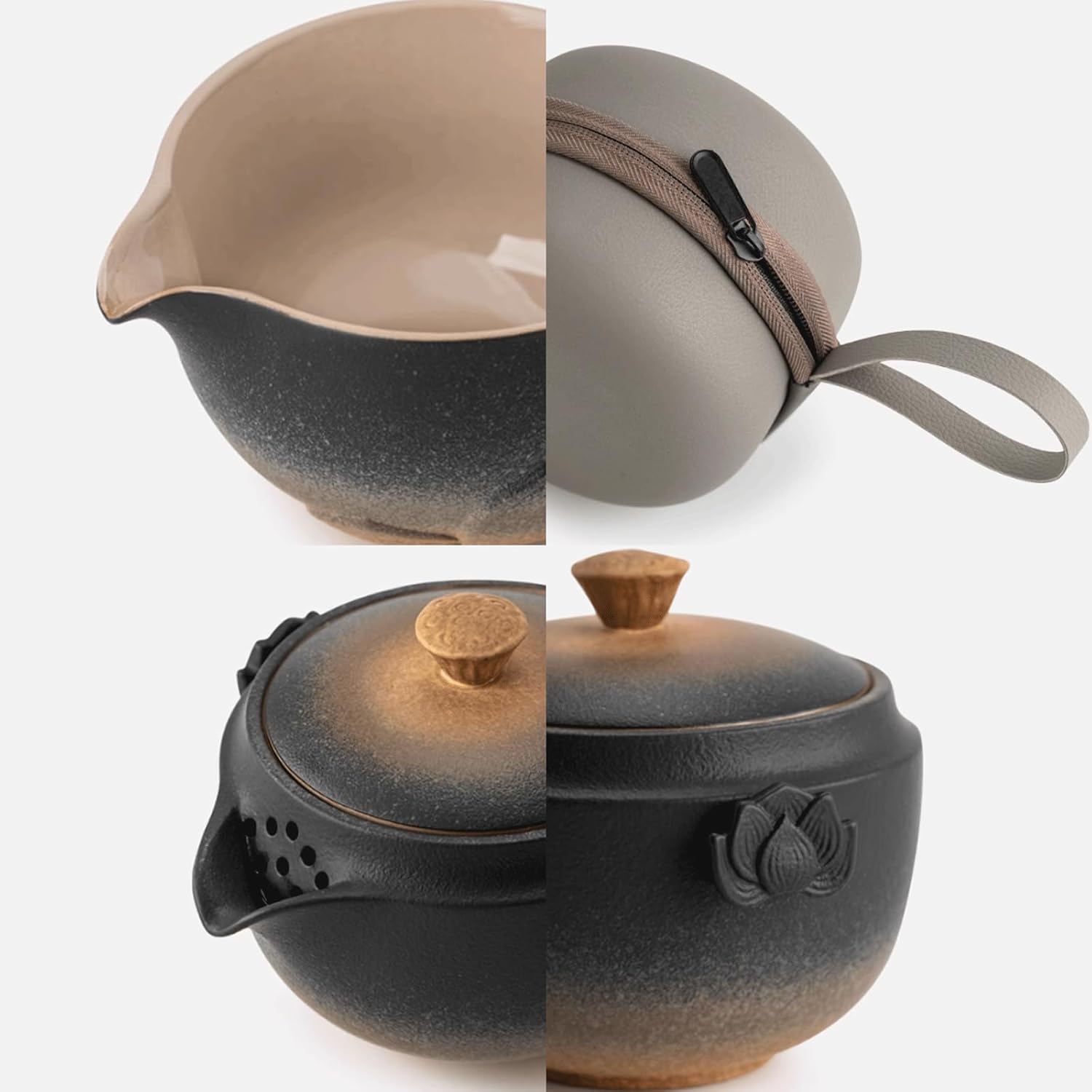 石原祥充さんのテラコッタス-プカップ2点 石原祥充さんのテラコッタス-プカップ2点